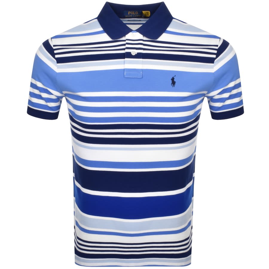 Alternative Image for ProductRalph Lauren Custom Slim Polo T Shirt Blue1